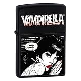Zippo Vampirella-I Must Feed Black Matte Finish Lighter, 7278