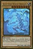 Yu-Gi-Oh! - Blue-Eyes White Dragon (GLD5-EN001) - Gold Series: Haunted Mine - Limited Edition - Ghost/Gold Hybrid Rare