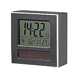 infactory Solar-Funkwecker DCF mit Kalender & Thermometervon "infactory"