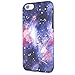 iPhone 6S Case, Dimaka Space Universe Milky Way Inked Pattern Case Rugged Hybrid [Drop Proof] Protective Matt Cover for iPhone 6 and 6S 4.7 Inches - Vast Galaxy