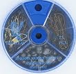 Hook,Swivel & Sinker Assortment 75pcs - Fishing - Terminal Tackle