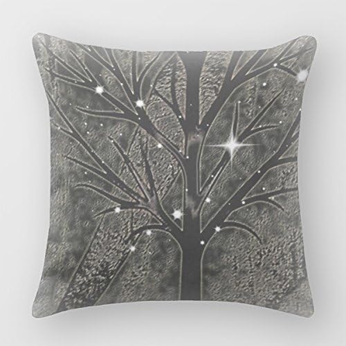 Mascow Christmas Winter Wedding Cushion Cover Sparkly Stars Throw Cushions For Sofa