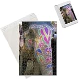 Photo Jigsaw Puzzle of Decorated elephant at the Amber fort from Robert Harding