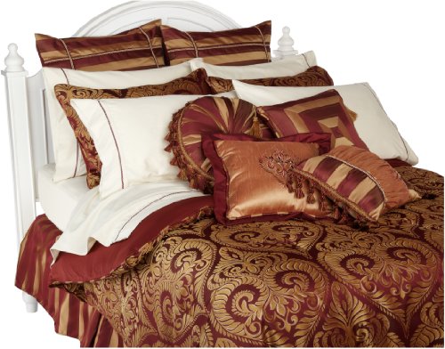 Ma Maison Majestic Queen 16-Piece Ensemble, Burgundy