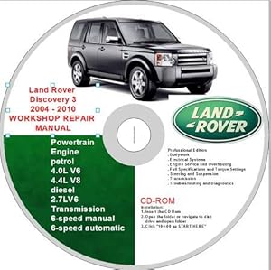 Land Rover Discovery 3 2004 - 2010 Workshop Repair Manual: Amazon.co.uk