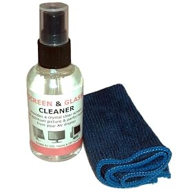 Designer Habitat - 60ml TV Screen Cleaner Spray Kit Set for Plasma & LCD TV's / CRT TFT Computer Monitor + High Quality Microfibre Cloth
