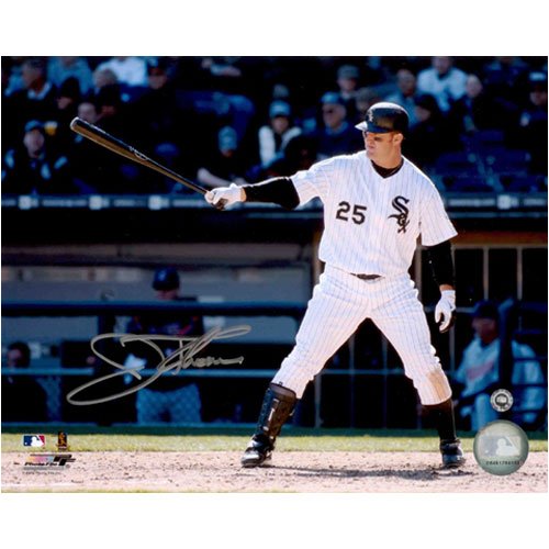 Jim Thome Chicago White Sox -Pointing Bat- 8x10 Autographed Photograph