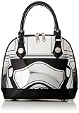 UPC 671803214422 product image for Loungefly Captain Phasma Silver Metallic Embossed Dome Top Handle Bag, Grey, One | upcitemdb.com