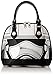 Loungefly Captain Phasma Silver Metallic Embossed Dome Top Handle Bag