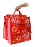 ID Selection Bicycle Pannier red/flowers