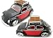 2 Pack ^^Brand New 1:64 Scale Diecast Car *Dub City - OldSkool 1959 VW Beetle * Replacement Color:Black