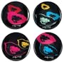 Precidio's Andy Warhol Marilyn Monroe #10851M92 Assorted Small Cocktail Plates, Set of 4