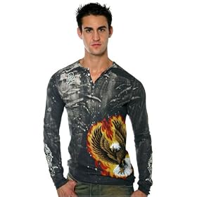 Andrew Christian ''Firebird'' Henley Shirt