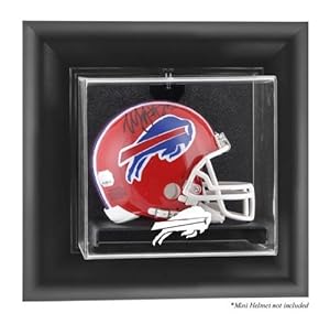 Buffalo Bills Wall Mini Helmet Display Case - Memories - Mounted Memories Certified - Sports Memorabilia