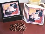 Coffee Lovers Delight Coaster Favors (Set of 96) - Baby Shower Gifts & Wedding Favors