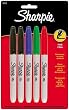 Sharpie Fine Point Permanent Markers, 5 Colored Markers(30653PP)