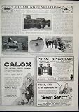 1912 ADVERT CALOX OXYGEN TOOTH POWDER PRISM BINOCULARS