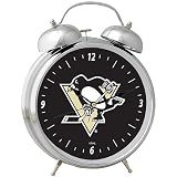 NHL Hockey Pittsburgh Penguins Twin Bell Alarm Clock