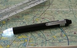 LED Pen, the Pilot's Pen, LED Powered Ink Penlight Night Writer