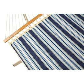 Hatteras SQ-MN The Mariner - The Hamptons Summer Stripe - Large Quilted Hammock by 