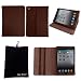 Bear Motion ® 100% Genuine Leather Folio Case for iPad Mini 7.9″ / the 7.9 Inch Mini iPad Cover (Support Smart Cover Function) – MP Brown