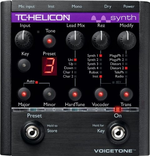 TC-Helicon VoiceTone Synth Vocal Effects Processors