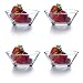 Rosendahl Grand Cru Glass Dessert Bowl, Small, Set of 4