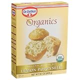 Dr. Oetker Organics Muffin Mix, Lemon Poppyseed, 14.1-Ounce Boxes (Pack of 12)
