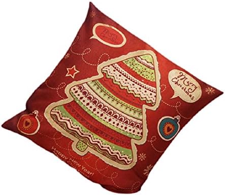 Pillow Case,AutumnFall® Christmas Tree Sofa Bed Home Decor Pillow Case Cushion Cover (A)