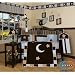 GEENNY Designs Brown Blue Star & Moon 13-PCS CRIB BEDDING SET