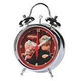 Eigenschaften UnitedLabels  / Disney Muppets Muppet-Show Kermit-Collection Wecker Waldorf und Statler Groesse: 7,5 cm Farbe: silber Lieferumfang: Batterien nicht enthalten
