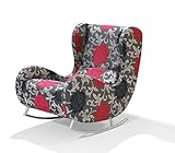 Pharao24 Schaukelstuhl Sessel bunt Chill
