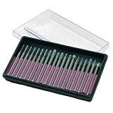 Tools : Pro-Quality 20-Piece Diamond-Point Bit Set for Dremel-type Rotary Tool - Glass, Stone, Ceramic 3/32 Shank