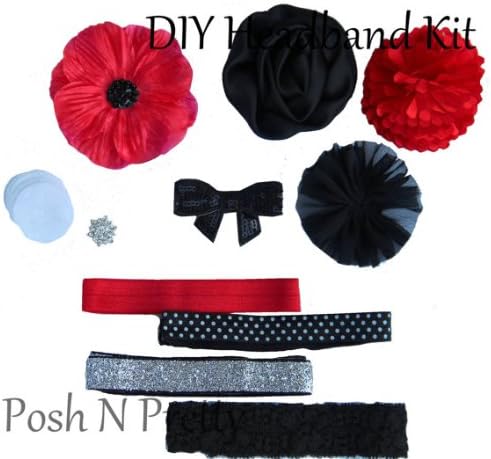 DIY Do it Yourself Headband Kit! Theme - Magic Park! Makes up to 4 headbands.