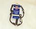 Adjustable Dog Harness, Brown, 5/8x12-20in