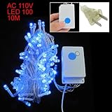 IMAGE OF Wedding Xmas Concert 10M 8 Modes Blue 100 LEDs String Light AC 110V