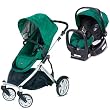 Britax U281773KIT2 B-Ready Stroller and Chaperone Infant Carrier Child Seat - Green