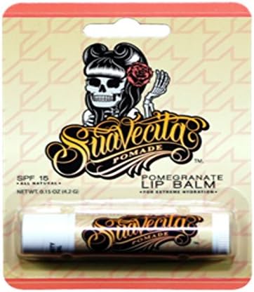 Suavecita Pomegranate Lip Balm Pomador Retro Greaser Punkabilly Rockabilly
