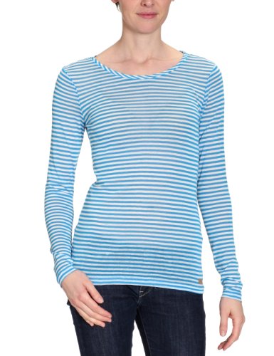 VERO MODA Damen Langarmshirt, 10074517, Gr. 38(M), Blau (BRILLIANT BLUE) Preisvergleich