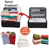 Space Saving Storage 12 Piece Bag Set: 8-Medium and 4-Large - No Vacuum required - Just Pack, Roll and Store!