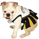 Pittsburgh Steelers Black Gold Pet Cheerleader Dress (X Small) 51h5KFkb8ML. SL160 Pittsburgh Steelers Black Gold Pet Cheerleader Dress (X Small)
