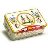 Ker Cadelac French Butter Cookies - Galettes de Bretagne in Quimper Art Breton Tin - 11.4 oz.
