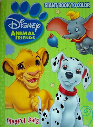 Childrens Toyshop  Toys : Disney Animal Friends: Playful Pals (Giant Book to Color)