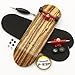 Peoples Republic Zebra Complete Wooden Fingerboard w Nuts Trucks - Basic Bearing Wheels