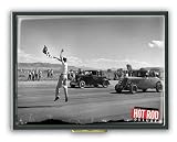Retro-a-go-go Hot Rod Deluxe Drag Strip Race Cigarette, ID, Business, or Credit Card Case