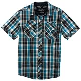 Marc Ecko: Cut & Sew Mad Plaider Short-Sleeve Button-Up Shirt