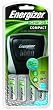 Energizer Compact  Charger With 4 AA NiMH Rechargeable Batteries