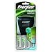 Energizer Compact  Charger With 4 AA NiMH Rechargeable Batteries