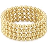 Carolee Gold Pearl Basics Simulated Pearl And Pave