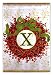 Berry Wreath Garden Flag - X